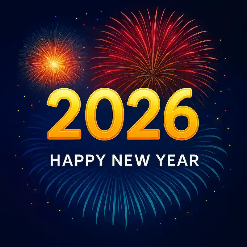 Happy New Year 2026 Wishes Image in Hindi