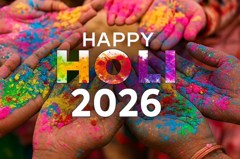 Unique Holi 2026 Greetings for Friends