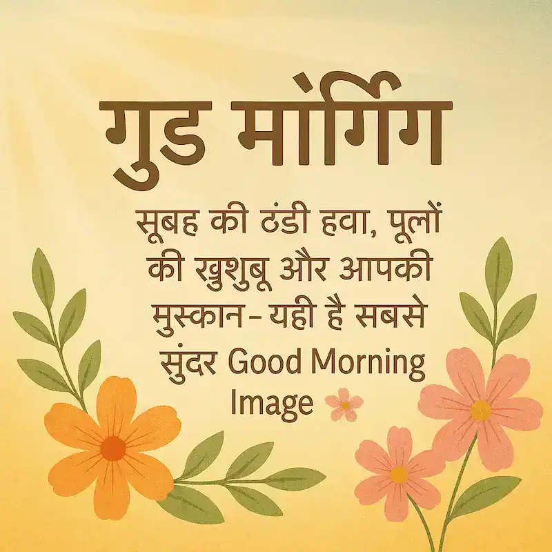 Good Morning Wishes Images In Hindi