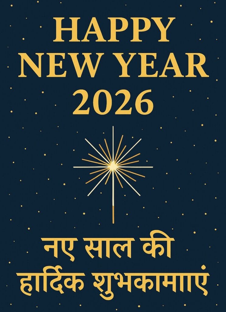 Happy New Year 2026 Wishes in Hindi