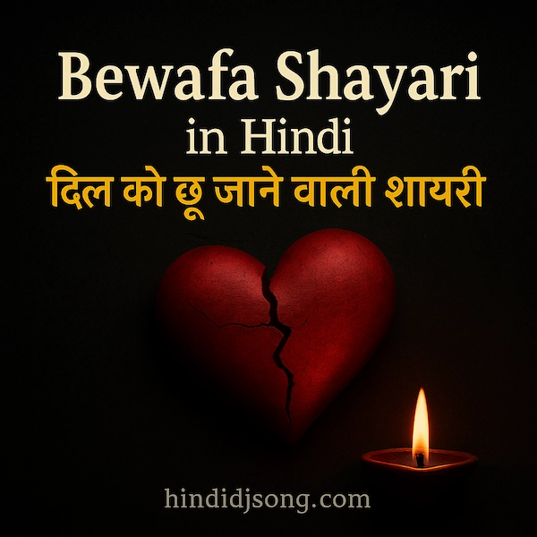 Bewafa Shayari in Hindi – दिल छू लेने वाली शायरियाँ