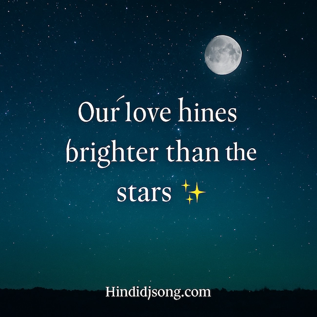 Short Romantic Shayari in English (2 Line Love Quotes) – “You’re my peace in this noisy world 💖” pink to lavender gradient design.